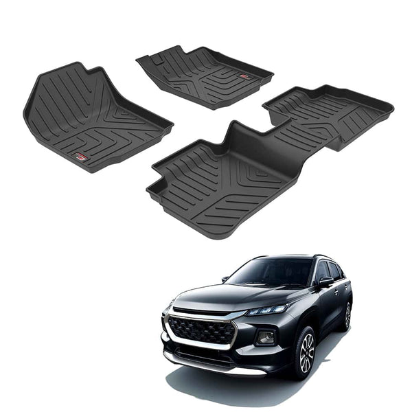 GFX Life Long Car Floor Mats for Maruti Suzuki Grand Vitara (2022 Onwards)