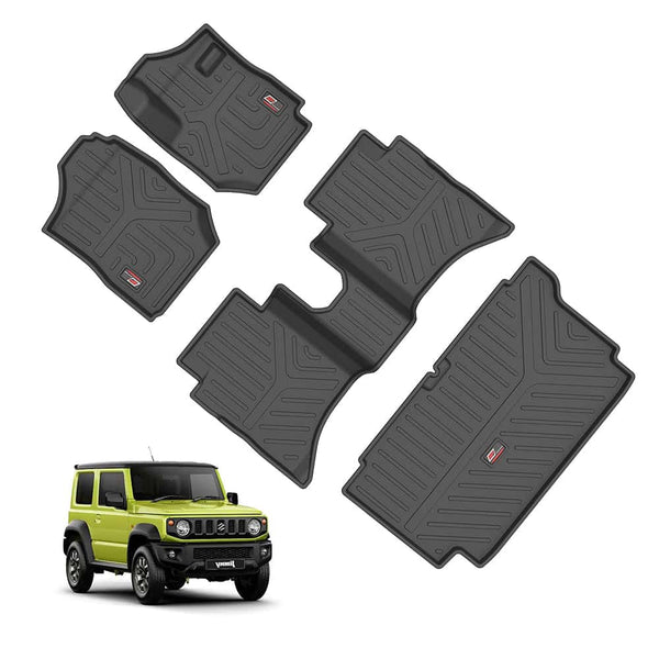 GFX Life Long Car Floor Mats for Maruti Suzuki Jimny – Automatic (2023 Onwards)