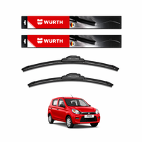WÜRTH Soft Wiper Blade for Maruti Suzuki Alto 800 New | 18" + 16" Set | Flat Frameless | Streak-Free
