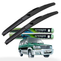 Front Hybrid Wiper Blades for Toyota Qualis (All Models) – Set of 2 (16” Driver + 16” Passenger)