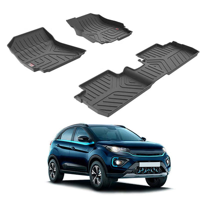 GFX Life Long Car Floor Mats for Tata Motors Nexon EV Max (2022 Onwards)