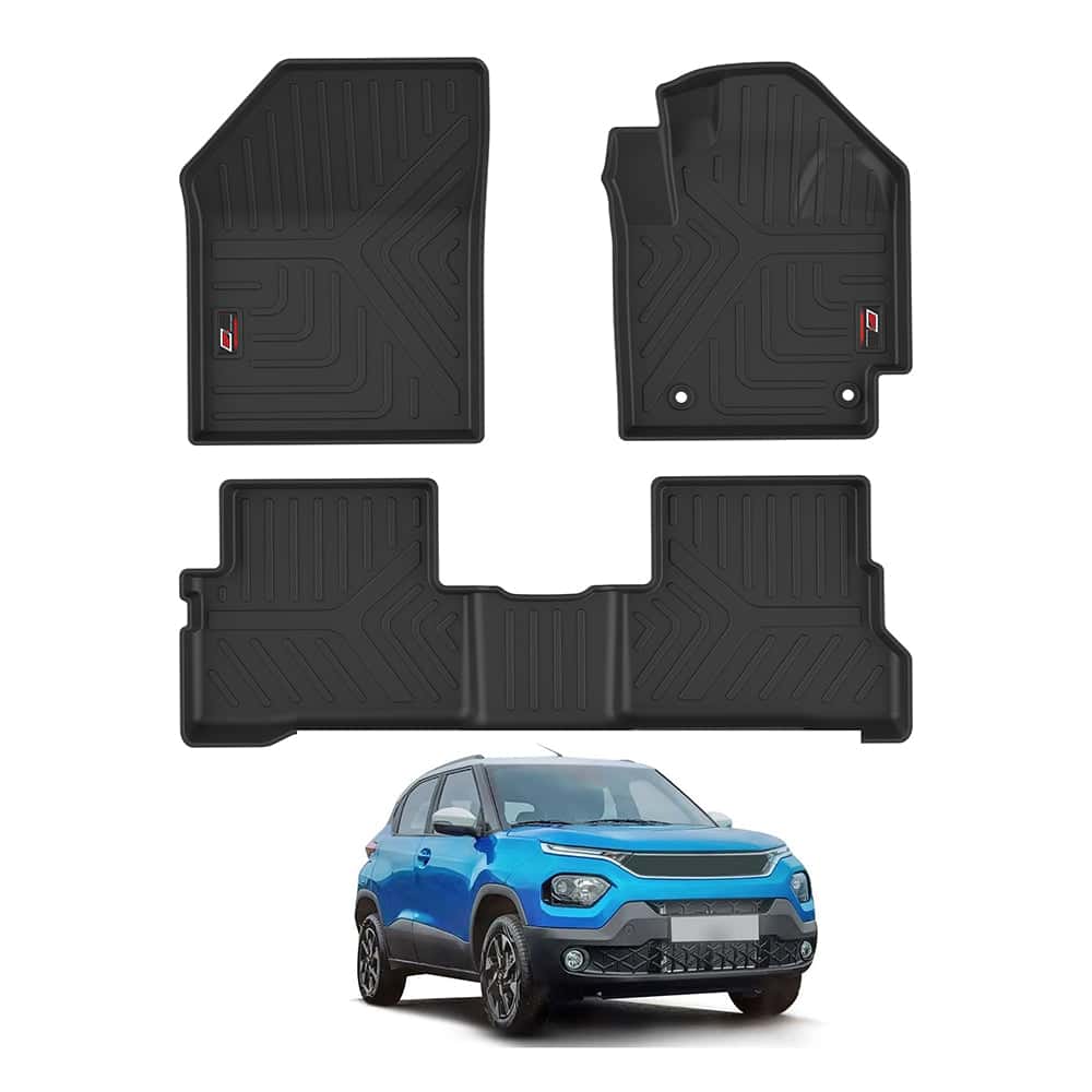 GFX Life Long Car Floor Mats for Tata Motors Punch (2021 Onwards)