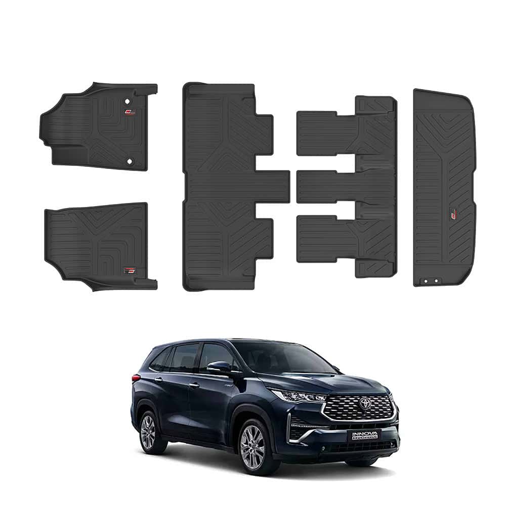 GFX Life Long Car Floor Mats for Toyota Hycross (2023)