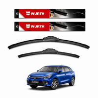 WÜRTH Soft Wiper Blade for Toyota Glanza | 21" + 18" Set | Flat Frameless | Streak-Free