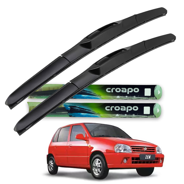 Croapo Front Hybrid Wiper Blades for Maruti Suzuki Zen (All Models) – 20” Driver & 17” Passenger (Set of 2)