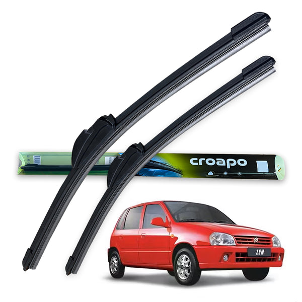 Croapo Frameless Windshield Wiper Blades for Maruti Suzuki Zen  (All Models) – 20” Driver & 17” Passenger (Set of 2)